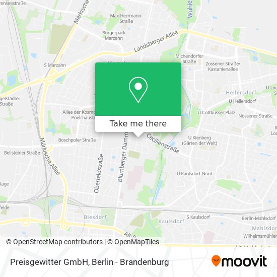Карта Preisgewitter GmbH