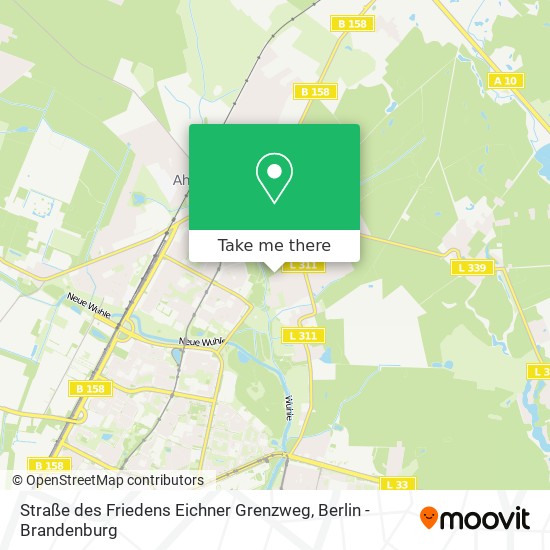 Straße des Friedens Eichner Grenzweg map