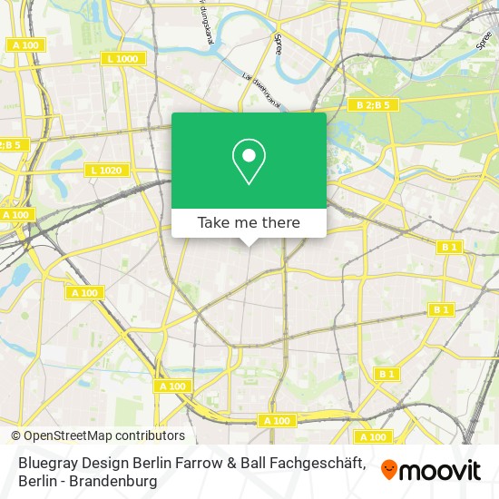Bluegray Design Berlin Farrow & Ball Fachgeschäft map