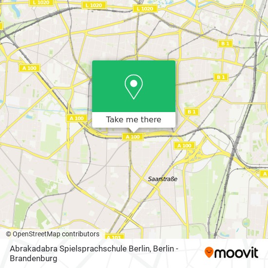 Abrakadabra Spielsprachschule Berlin map