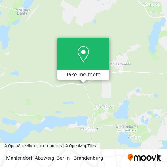 Карта Mahlendorf, Abzweig