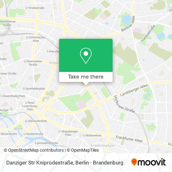 Danziger Str Kniprodestraße map
