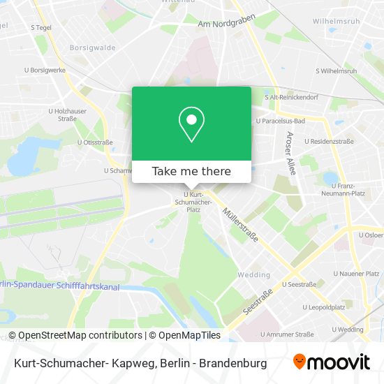 Карта Kurt-Schumacher- Kapweg