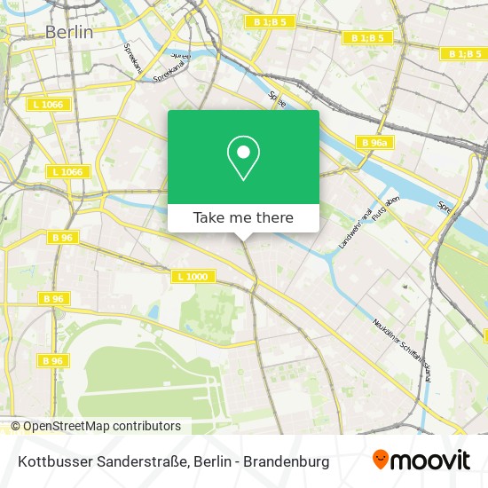 Kottbusser Sanderstraße map