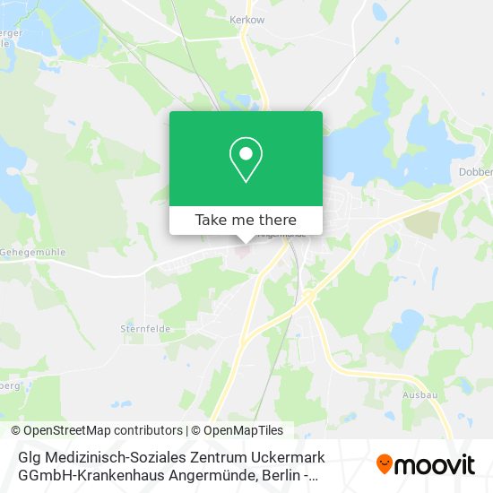 Glg Medizinisch-Soziales Zentrum Uckermark GGmbH-Krankenhaus Angermünde map