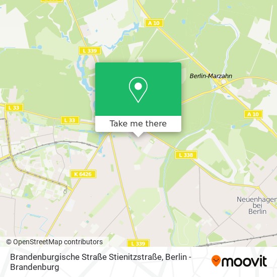 Brandenburgische Straße Stienitzstraße map