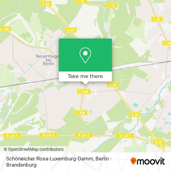 Карта Schöneicher Rosa-Luxemburg-Damm