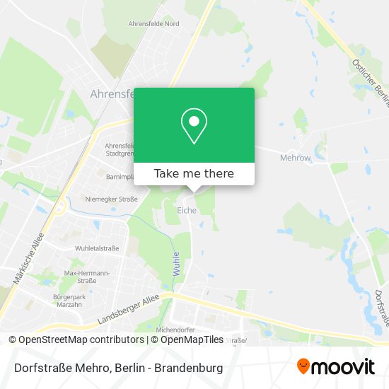 Карта Dorfstraße Mehro