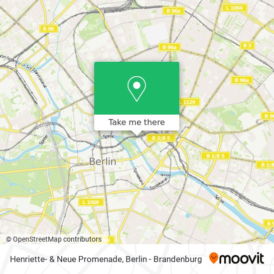 Henriette- & Neue Promenade map