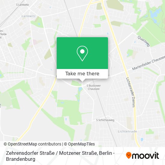 Zehrensdorfer Straße / Motzener Straße map