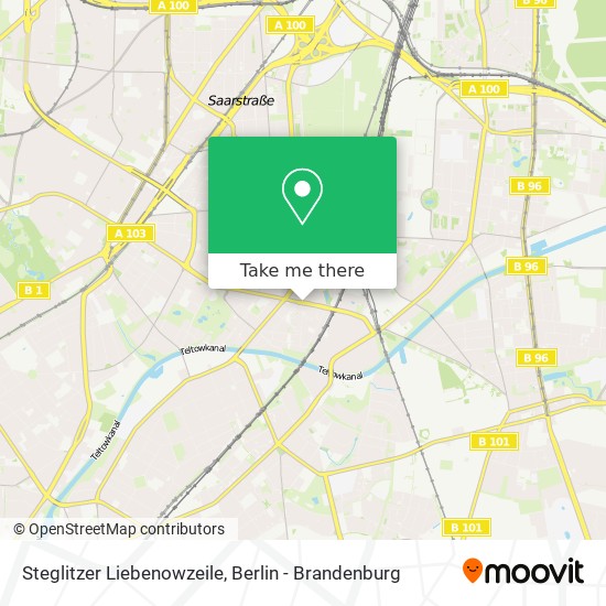 Steglitzer Liebenowzeile map