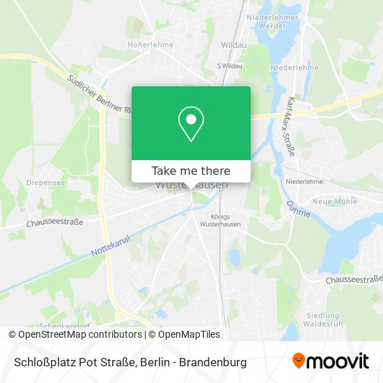 Schloßplatz Pot Straße map
