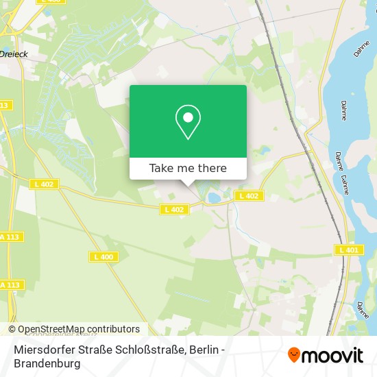 Miersdorfer Straße Schloßstraße map