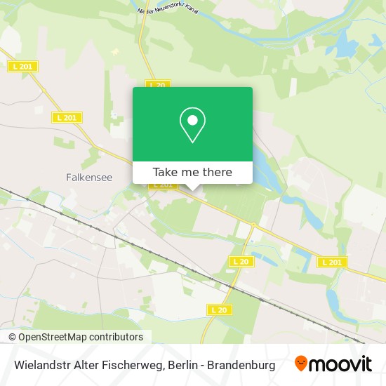 Карта Wielandstr Alter Fischerweg