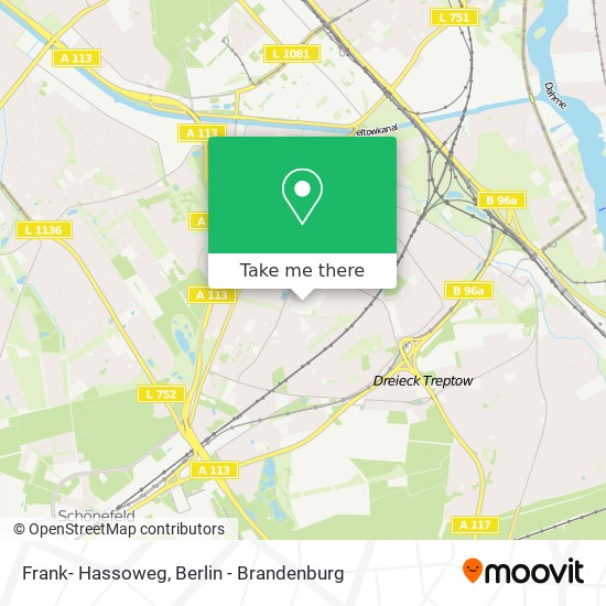 Frank- Hassoweg map