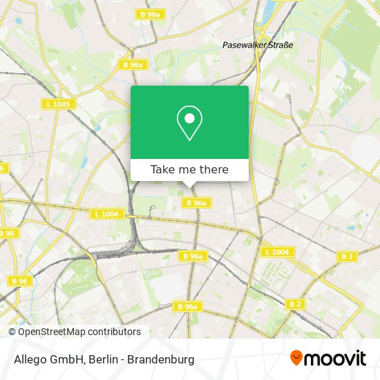 Allego GmbH map