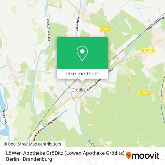 Карта LöWen-Apotheke GröDitz (Löwen-Apotheke Gröditz)