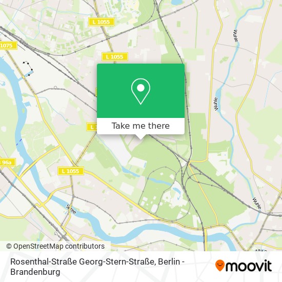 Rosenthal-Straße Georg-Stern-Straße map