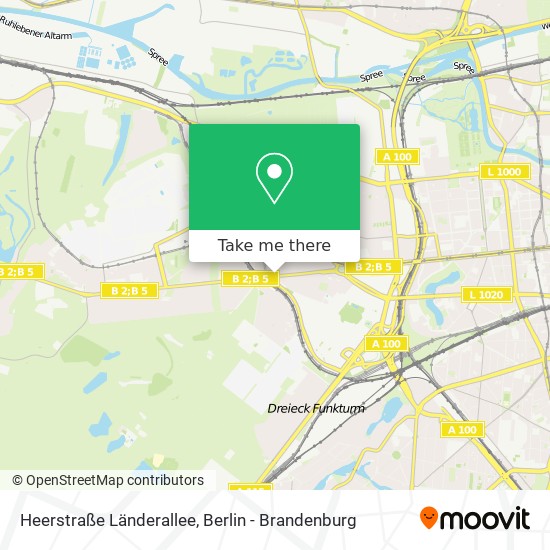 Heerstraße Länderallee map