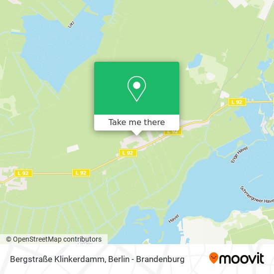 Bergstraße Klinkerdamm map