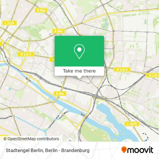 Stadtengel Berlin map