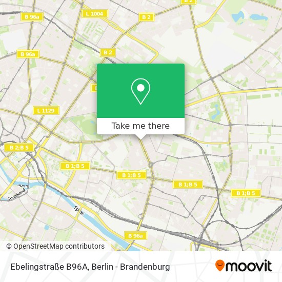 Ebelingstraße B96A map