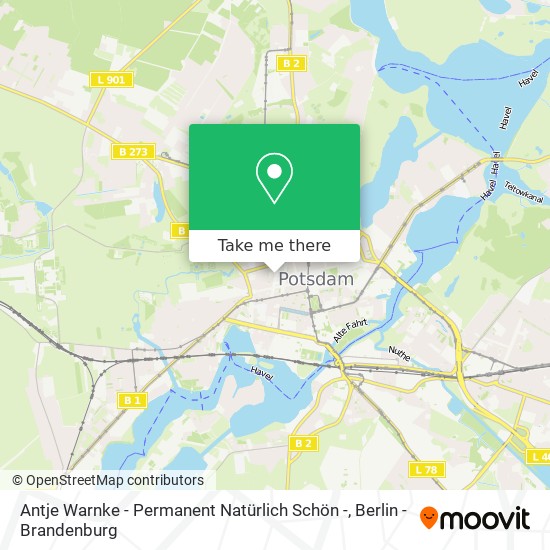 Antje Warnke - Permanent Natürlich Schön - map