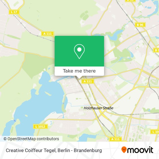 Creative Coiffeur Tegel map