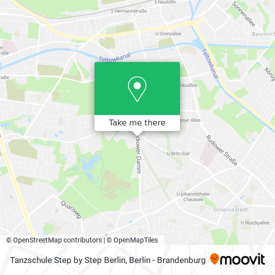 Tanzschule Step by Step Berlin map