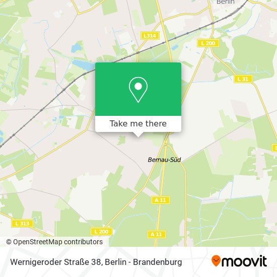 Карта Wernigeroder Straße 38