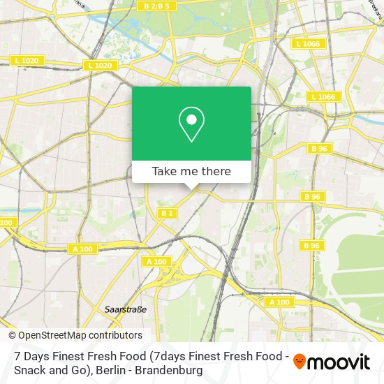 7 Days Finest Fresh Food (7days Finest Fresh Food - Snack and Go) map