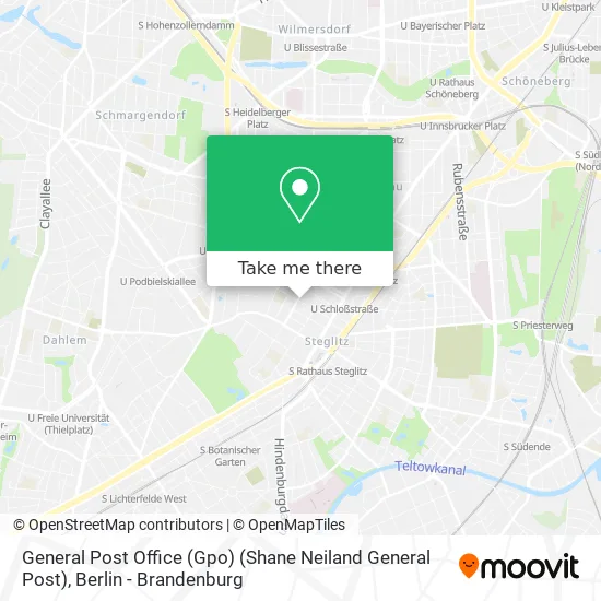 Карта General Post Office (Gpo) (Shane Neiland General Post)