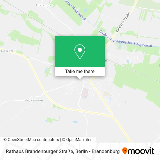 Rathaus Brandenburger Straße map