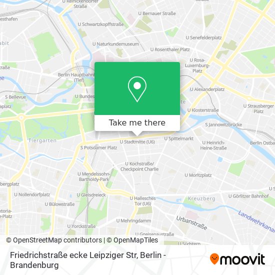 Friedrichstraße ecke Leipziger Str map