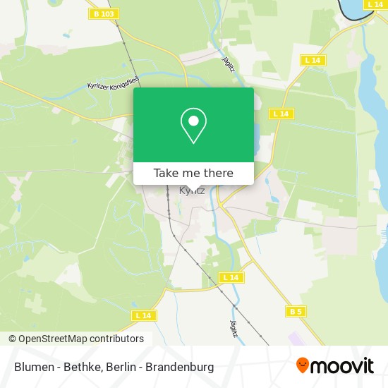 Карта Blumen - Bethke