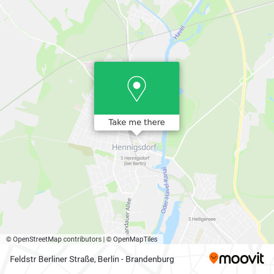 Карта Feldstr Berliner Straße