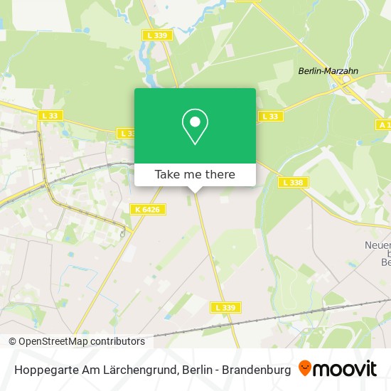 Hoppegarte Am Lärchengrund map