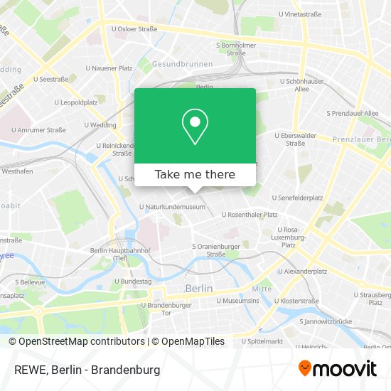 REWE map