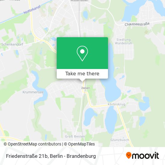 Карта Friedenstraße 21b