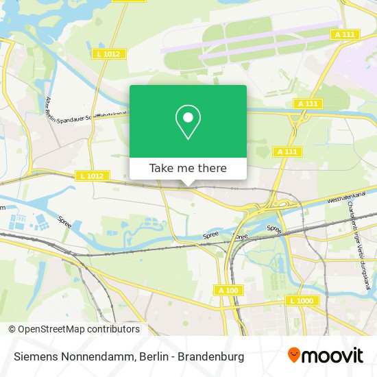 Siemens Nonnendamm map