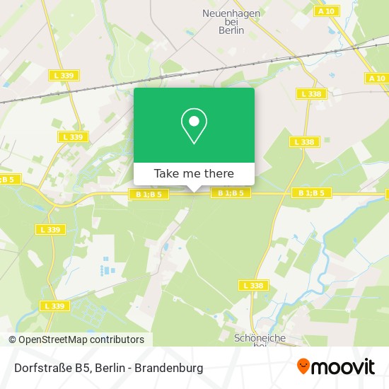 Dorfstraße B5 map
