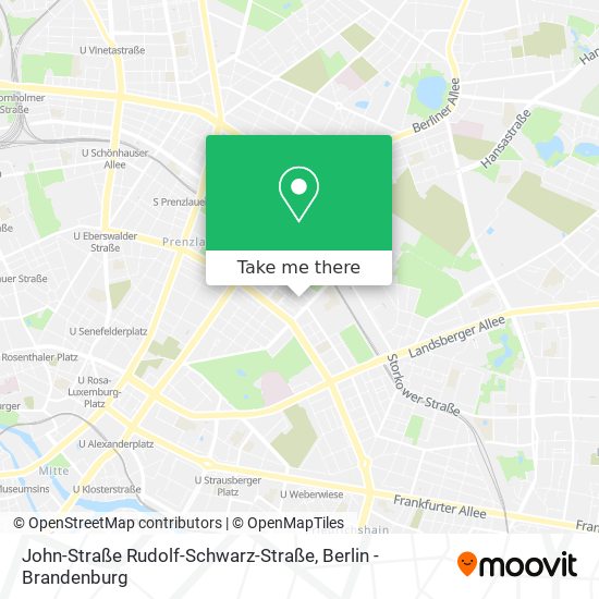 Карта John-Straße Rudolf-Schwarz-Straße
