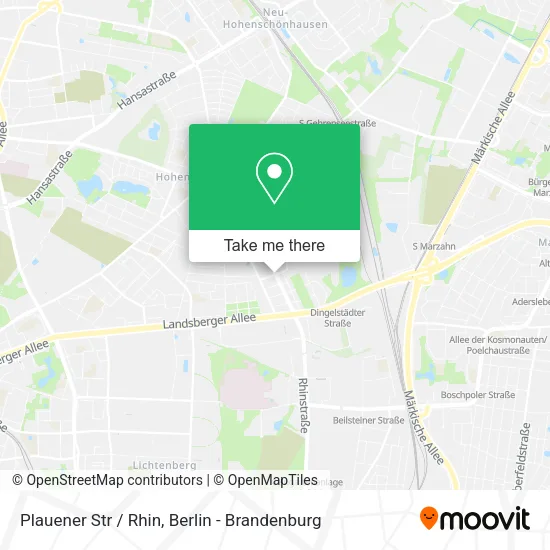 Карта Plauener Str / Rhin