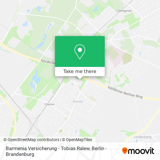 Barmenia Versicherung - Tobias Ralew map