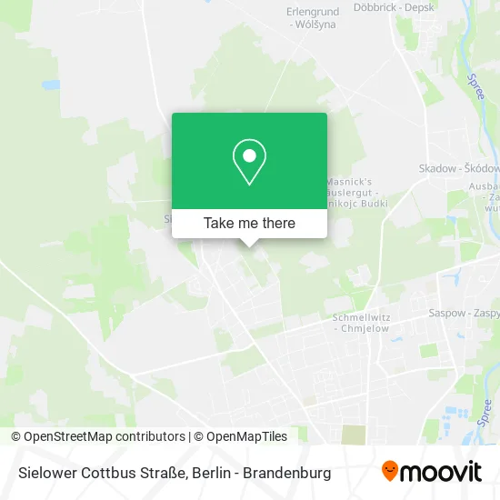 Sielower Cottbus Straße map