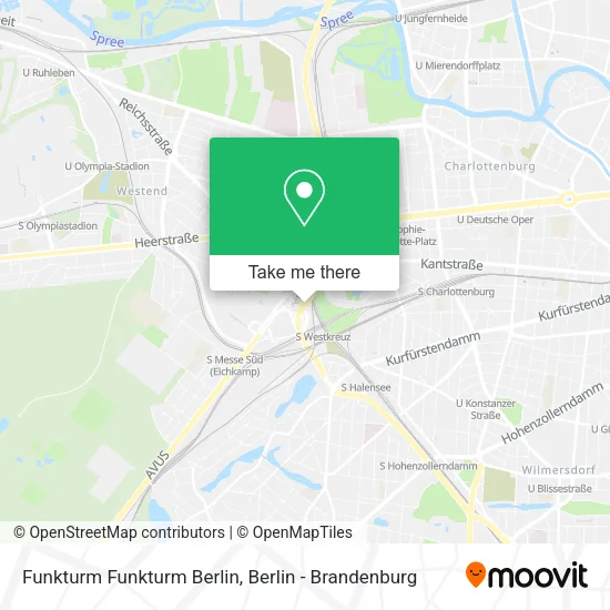 Карта Funkturm Funkturm Berlin