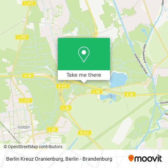 Berlin Kreuz Oranienburg map
