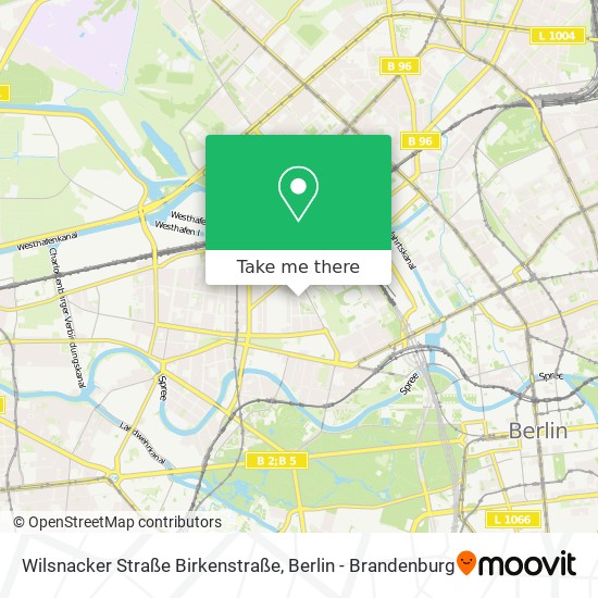 Wilsnacker Straße Birkenstraße map