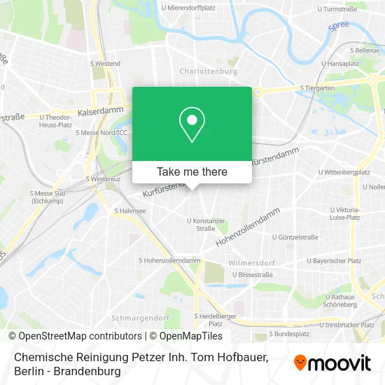 Карта Chemische Reinigung Petzer Inh. Tom Hofbauer
