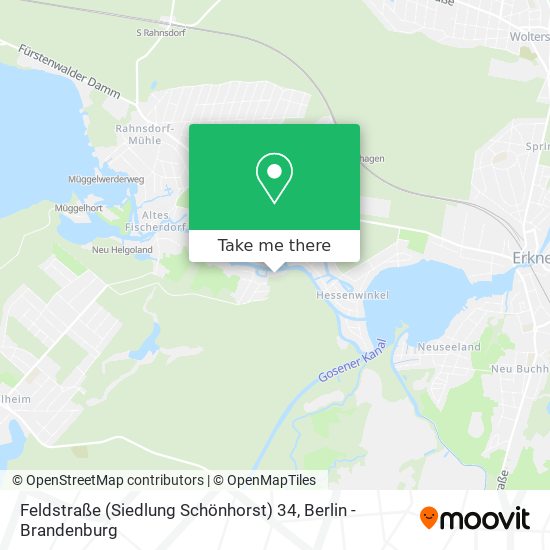 Feldstraße (Siedlung Schönhorst) 34 map